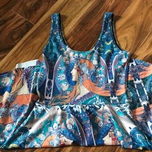 Blackmilk Michael Zodiac Scoop Skaterdress S